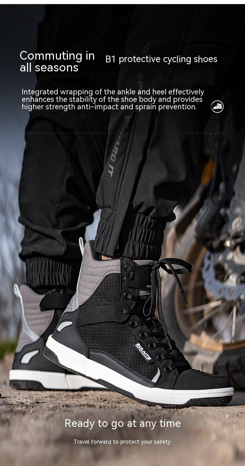 Motorcycle Boots Breathable Drop-resistant Parkour Shoes