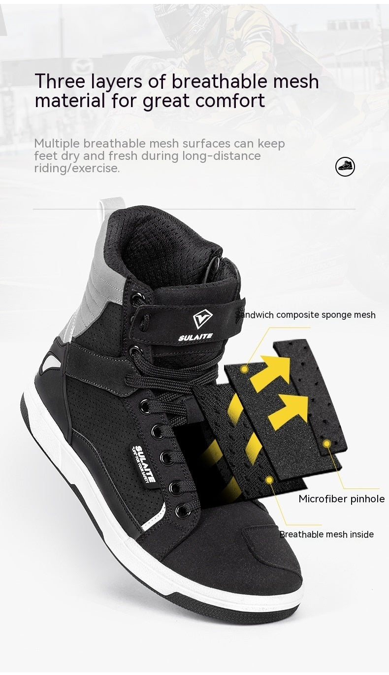 Motorcycle Boots Breathable Drop-resistant Parkour Shoes