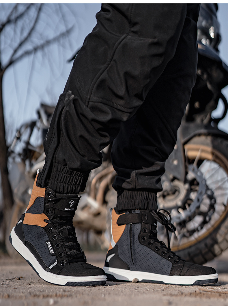 Motorcycle Boots Breathable Drop-resistant Parkour Shoes